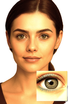 Silver Frost Gray Contact Lenses