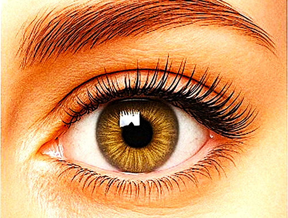 Golden Honey Glow Contact Lenses