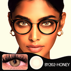 Golden Honey Glow Contact Lenses