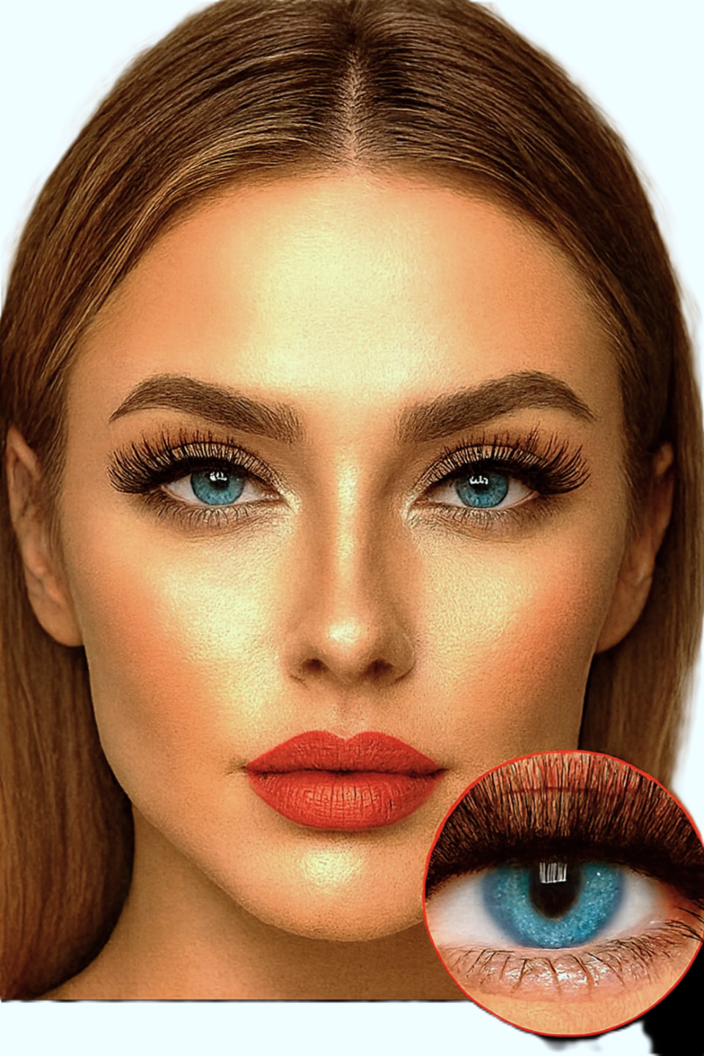 Icy Russian Crystal Blue Contact Lenses